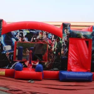 Castillo Hinchable Super Heroes XL