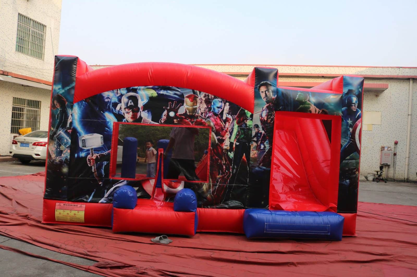 Castillo Hinchable Super Heroes XL