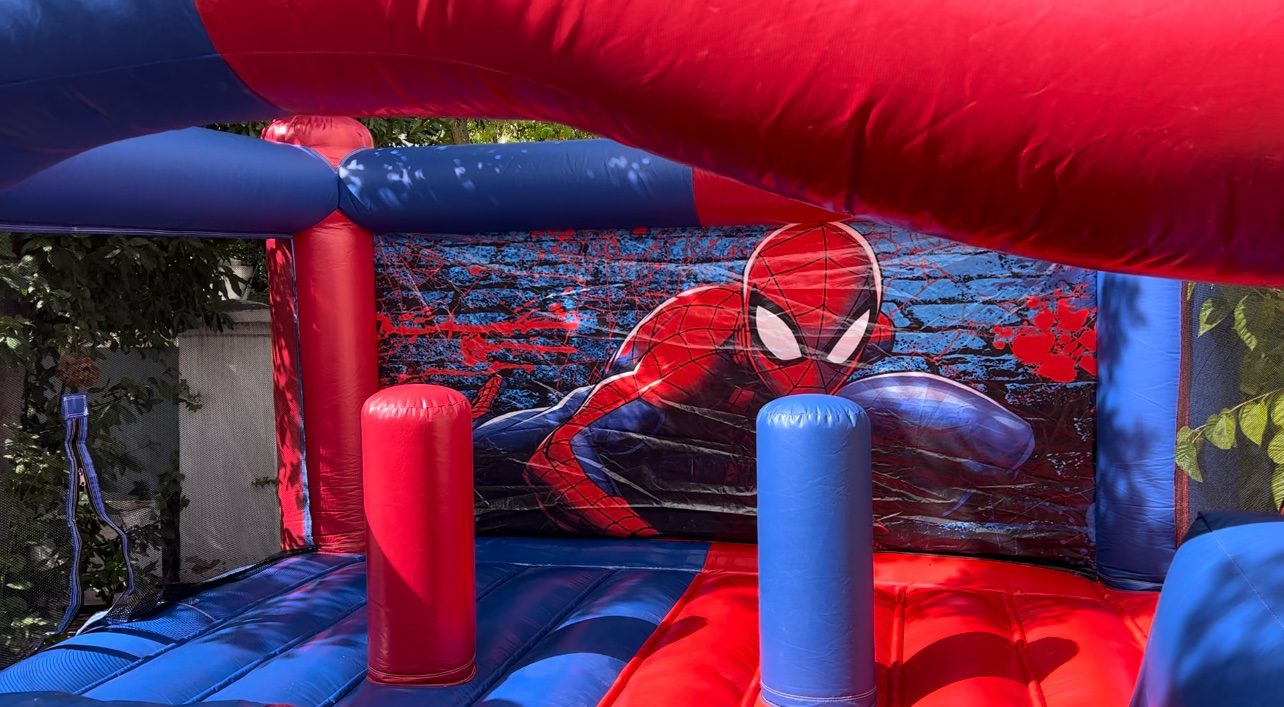 Castillo Hinchable Doble Tobogan Spiderman - Imagen 4