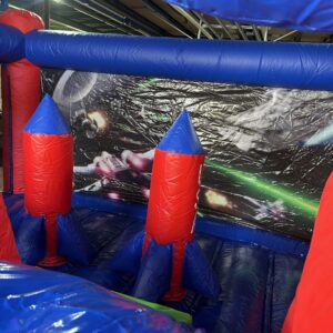 Castillo Hinchable Doble Tobogan Star Wars